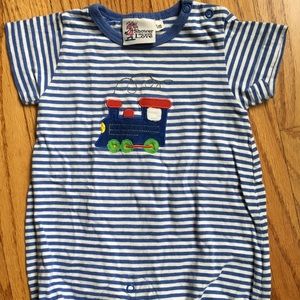 Striped Train One Piece Outfit